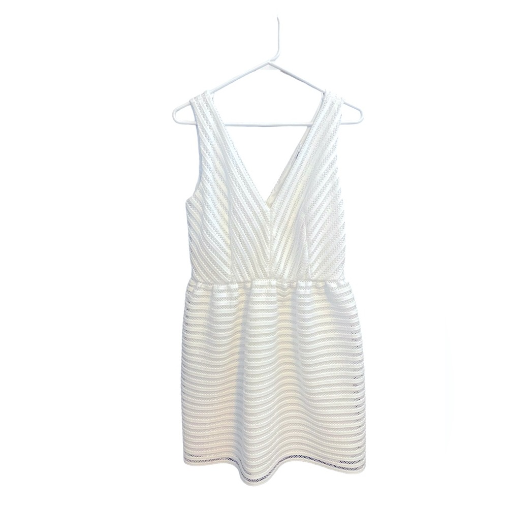 Bar III Size 8 A-Line Lacelet Dress
